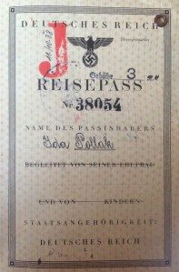 Ida's passort front page